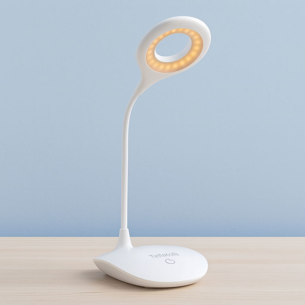 Lampara led mesa, flexible  4w. Recargable