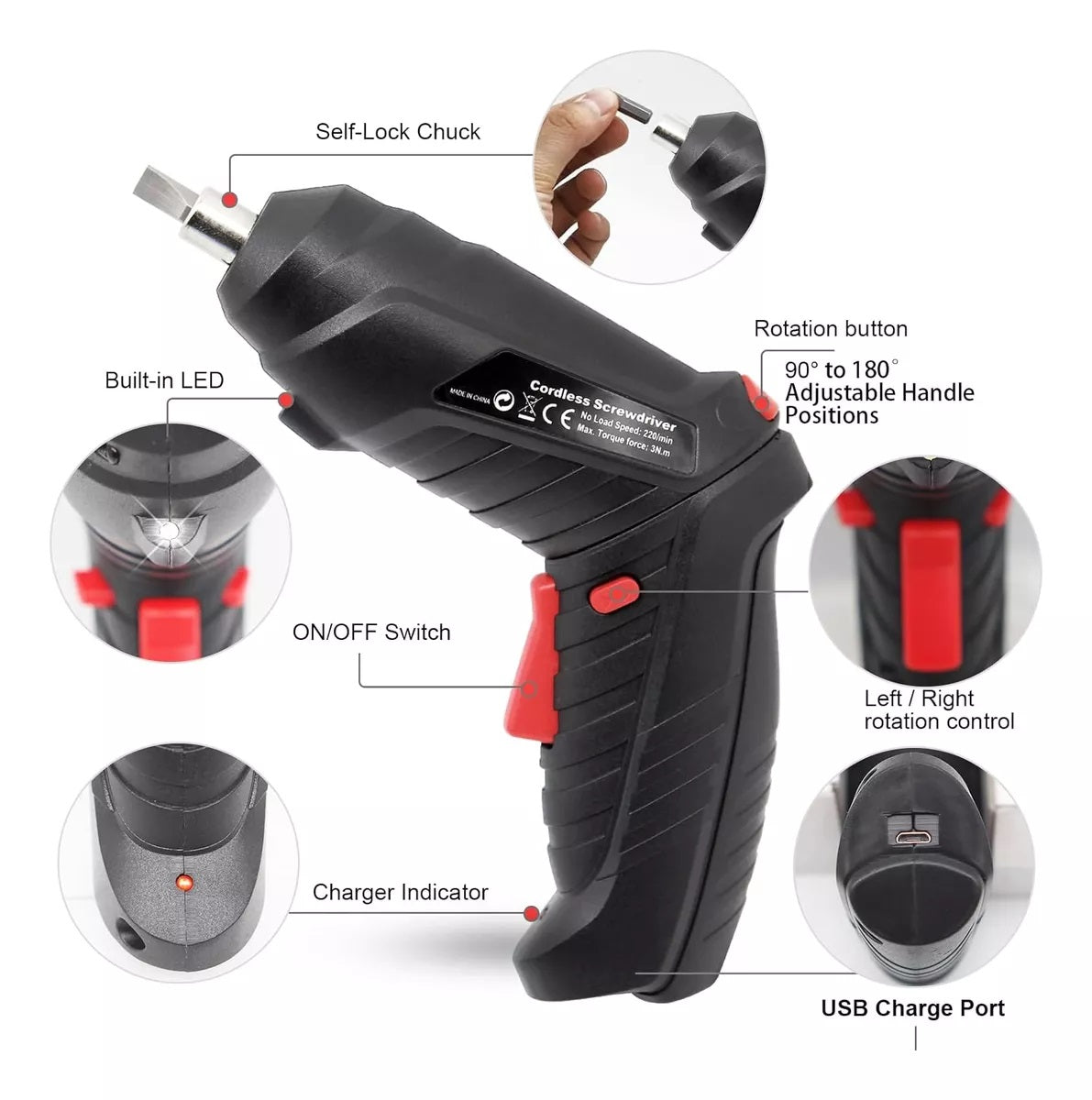 Destornillador Inalámbrico eléctrico