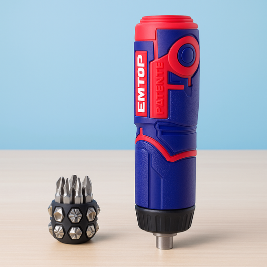 DESTORNILLADOR  CON BROCAS. RACHET PUNTAS